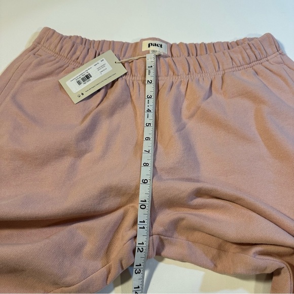 NWT Pact 100% Organic Cotton Pale Mauve French Terry 2-Piece Lounge Sweatsuit - Picture 7 of 9